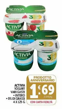 Deco Market Activia yogurt vari gusti offerta