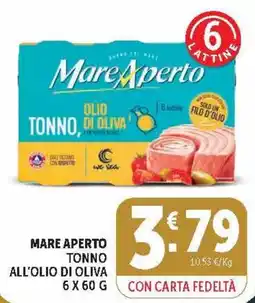 Deco Market Mare Aperto Tonno all'olio di oliva offerta