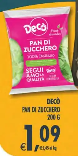 Decò Local Decò pan di zucchero offerta