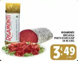 Deco Market Rigamonti bresaola punta d'anca igp offerta