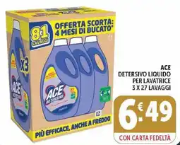 Deco Market Ace Detersivo liquido per lavatrice offerta