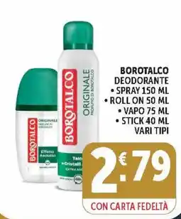 Deco Market Borotalco deodorante offerta