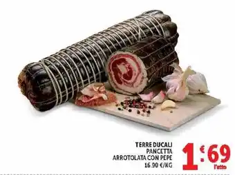 Deco Market Terre Ducali Pancetta Arrotolata con Pepe offerta