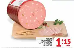 Deco Market Veroni Mortadella la "V" di Veroni offerta