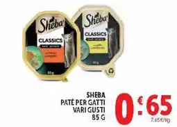 Deco Market Sheba paté per gatti offerta