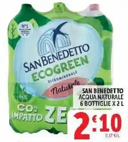Deco Market San Benedetto Acqua Naturale offerta