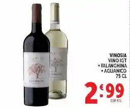 Deco Market Vinosia Vino IGT Falanghina Aglianico offerta