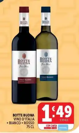 Deco Market Botte Buona Vino d'Italia offerta