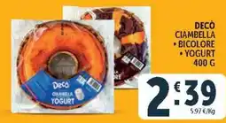 Deco Market Decò ciambella yogurt offerta