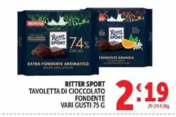 Deco Market Ritter Sport Tavoletta di cioccolato fondente vari gusti offerta