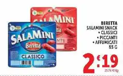 Deco Market Salamini snack Beretta classico offerta