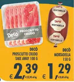 Deco Superstore Decò Prosciutto Crudo offerta