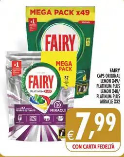 Deco Superstore Fairy caps original lemon / platinum plus lemon / platinum plus miracle offerta