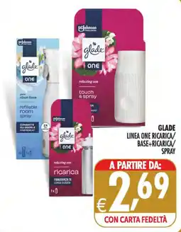 Deco Superstore Glade linea one ricarica offerta