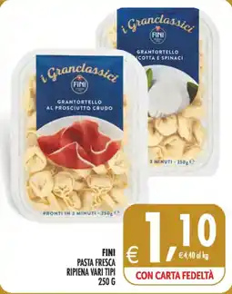 Deco Superstore Fini pasta fresca ripiena vari tipi offerta