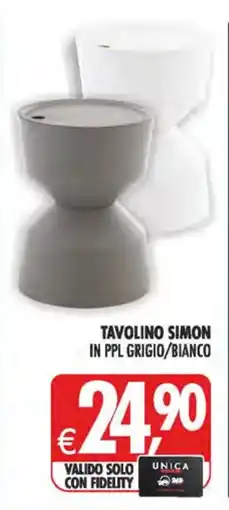 Deco Superstore Tavolino Simon offerta