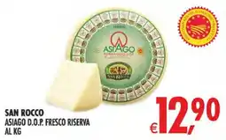 Deco Superstore San Rocco Asiago D.O.P. Fresco Riserva offerta