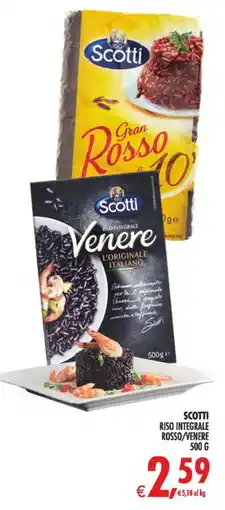 Deco Superstore Scotti riso integrale rosso/venere offerta