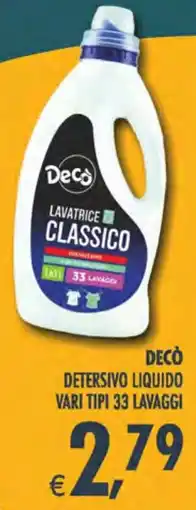 Deco Superstore Decò lavatrice classico offerta