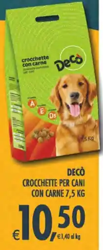 Deco Superstore Decò crocchette per cani con carne offerta
