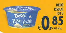 Deco Superstore Decò Riso al latte offerta