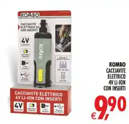 Deco Superstore Kombo cacciavite elettrico 4v li-ion con inserti offerta