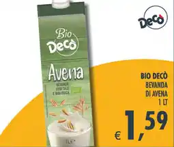 Deco Superstore Bio Decò bevanda di avena offerta