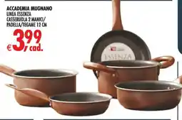 Deco Superstore Accademia Mugnano Linea Essenza Casseruola 2 Manici/Padella/Tegame offerta