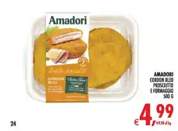 Deco Superstore Amadori Cordon Bleu Prosciutto e Formaggio offerta