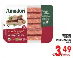 Deco Superstore Amadori Salsiccia Pollo e Tacchino offerta