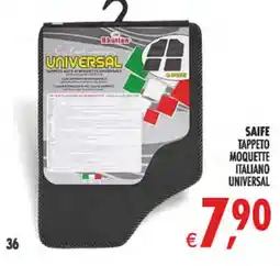 Deco Superstore Tappeto auto in moquette universal Rhütten offerta