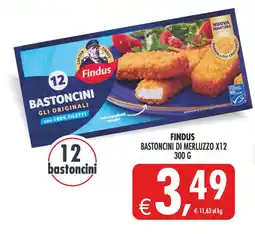 Deco Superstore Findus bastoncini di merluzzo offerta