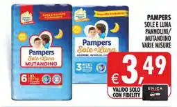Deco Superstore Pampers Sole e Luna mutandino offerta