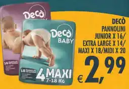 Deco Superstore Decò Pannolini offerta
