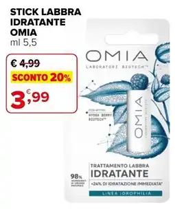 Iperal Stick labbra idratante Omia offerta
