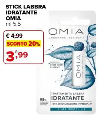 Stick labbra idratante Omia