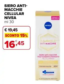 Iperal Siero anti-macchie cellular Nivea offerta