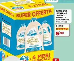 Iperal Spuma di Sciampagna lavatrice offerta