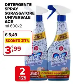 Iperal Detergente spray sgrassatore universale Ace offerta