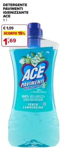 Iperal Detergente pavimenti igienizzante Ace offerta