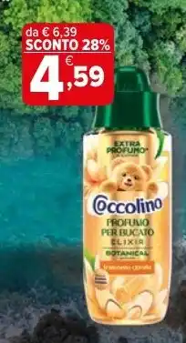 Iperal Coccolino profumo per bucato elixir botanico offerta