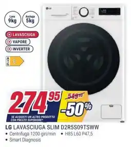 Trony LG Lavasciuga Slim offerta