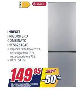 Trony Indesit frigorifero combinato offerta