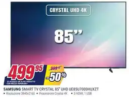 Trony Samsung Smart TV Crystal 85" UHD offerta