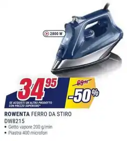 Trony Rowenta ferro da stiro offerta