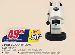 Trony Didiese macchina caffè Babyfrogch offerta