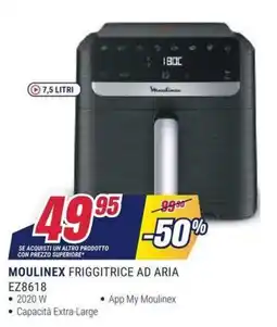 Trony Moulinex friggitrice ad aria offerta