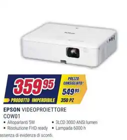 Trony Epson Videoproiettore COW01 offerta