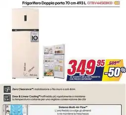 Trony Frigorifero Doppia porta 70 cm 493 L GTBV44SEBKD offerta