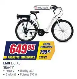 Trony EMG E-Bike SEA-TY offerta